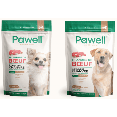 CBD pour chiens moyens en huile 5% Pawell
